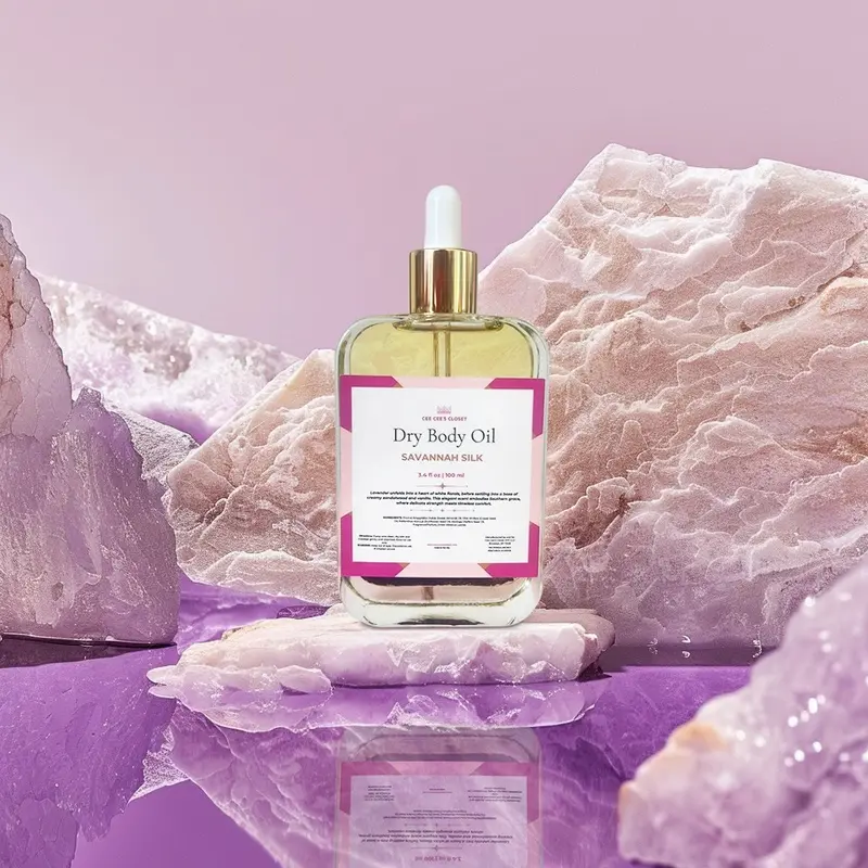 Savannah Silk Scented Dry Body Oil - Moisturizing Formula for Skin without Grease