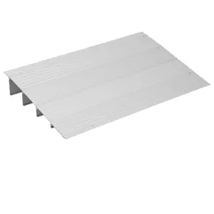GARVEE 4-inch Threshold Elevation Ramps for Doors, Adjustable Aluminum Threshold for Exterior Doors, Entry