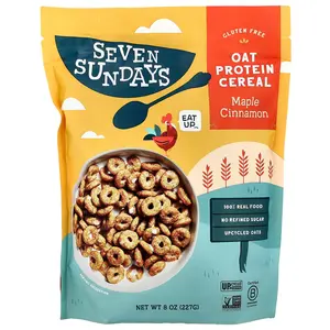 Seven Sundays Oat Protein Cereal, Maple Cinnamon, 8 oz (227 g)