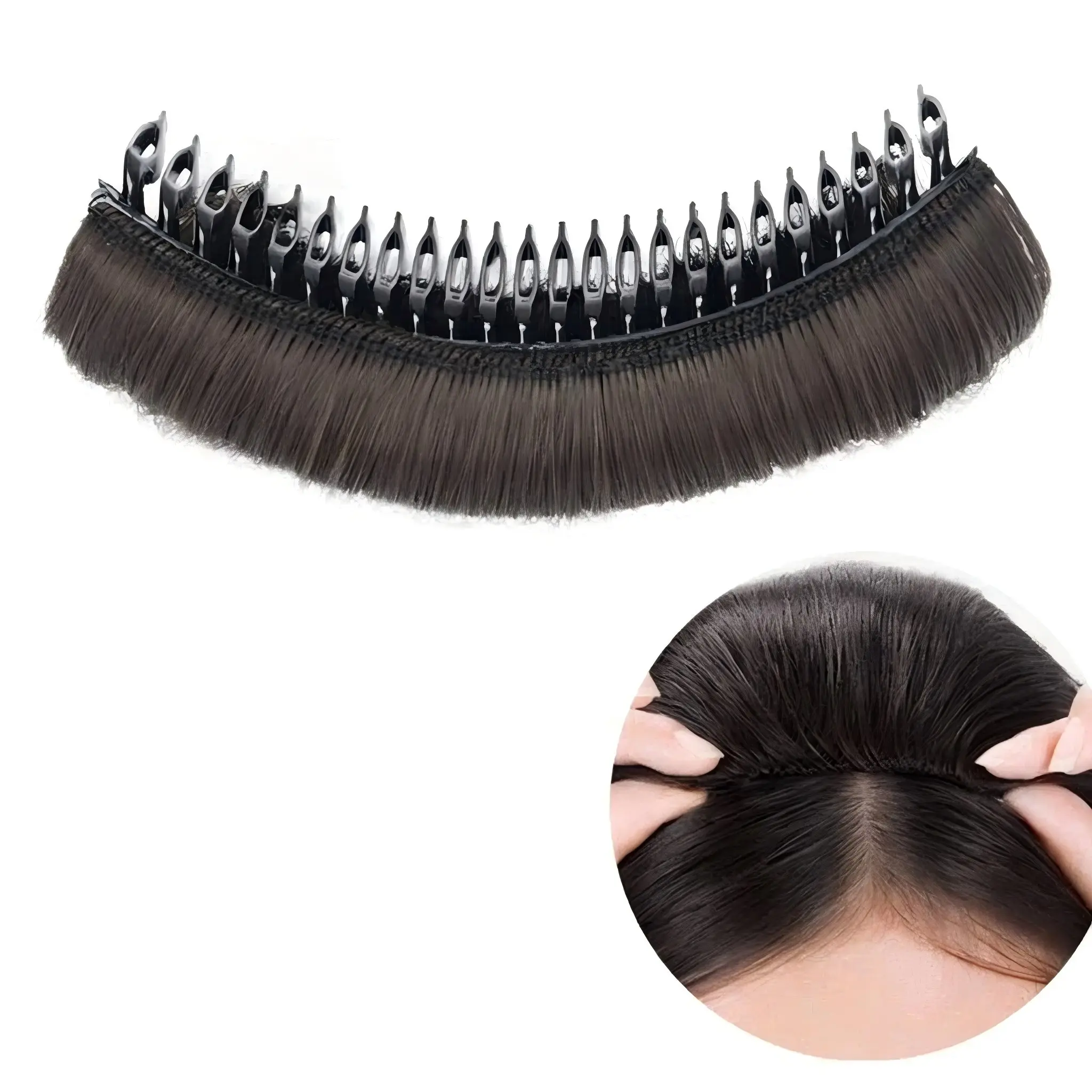 Invisible Hair Padding Comb High Cranial Top Hair Volumizing Insert Lightweight & Secure Instant Volume Fashion Hair Accessories Hair Style Accessory