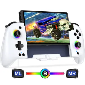 RGB FOR Switch/Switch OLED Joystick with Programmable,1000mAh Battery, Turbo Function