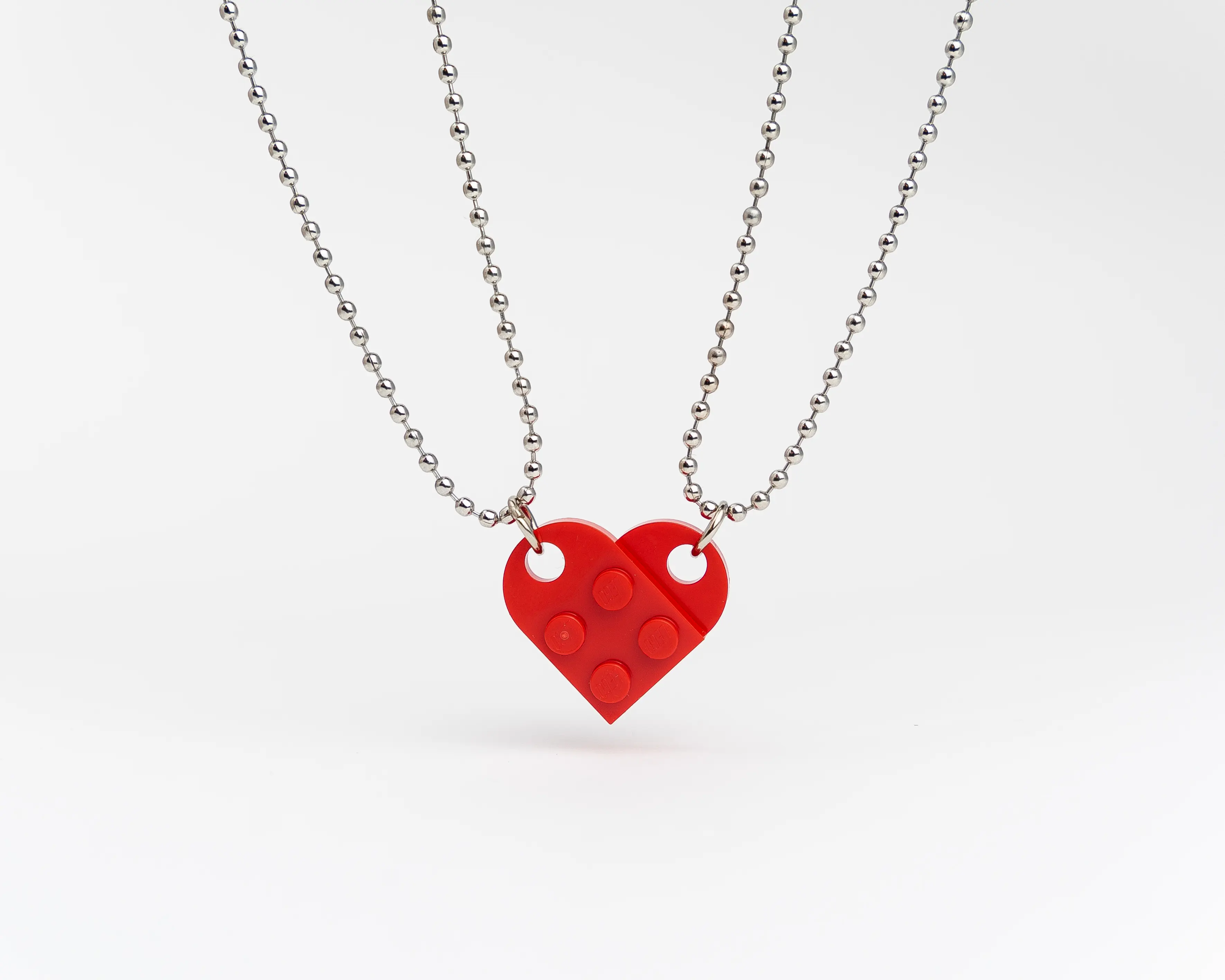 Brick Heart Necklace | Matching Necklaces | Valentines Day Gift | Galentines | Matching Gift for Couples | Brick Heart | Couples Gift | Matching Keychains | Friends Gift | Best Friends | Made with Authentic Bricks