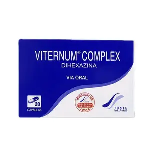 Viternum Complex Capsules Supplement Multivitamin Nutrients Dietary Support 20 Capsulas Via Oral