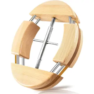 Hat Stretcher 4 Way, Hat Stretcher for Fitted Hats, 4 Way Expander Extender for Baseball Caps and Cowboy Hat Stretcher Shaper- Hat Stretcher Screw Rod with a Awivel Handle is Easy to Us