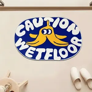 Nonslip Bathtub Mat Anti Slip Bath Mat Thick Quick Dry for Tub Bathroom Pool Kitchen Entryway Home Hotel Caution Wetfloor Design Water Absorbent Mat bathroom accessories Water Absorbent Mat bathroom decor