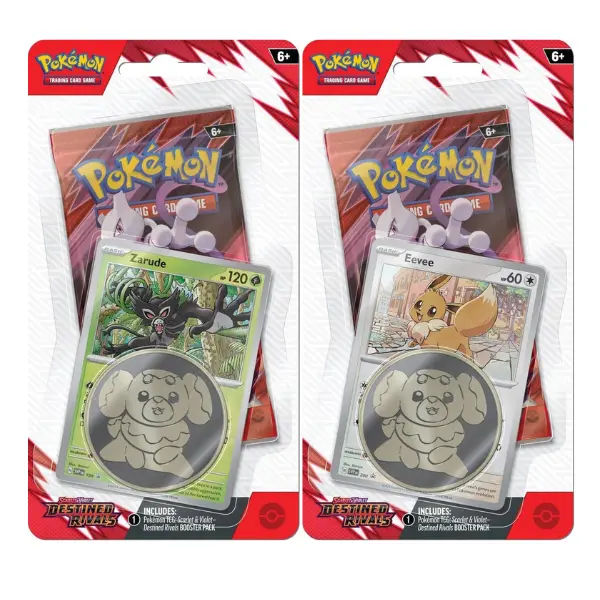 Pokémon Destined Rivals Single Pack Blister [Zarude/Eevee]