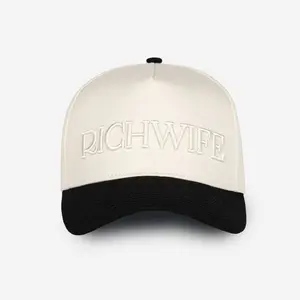 Richwife Monochrome Cap (Cream & Black)