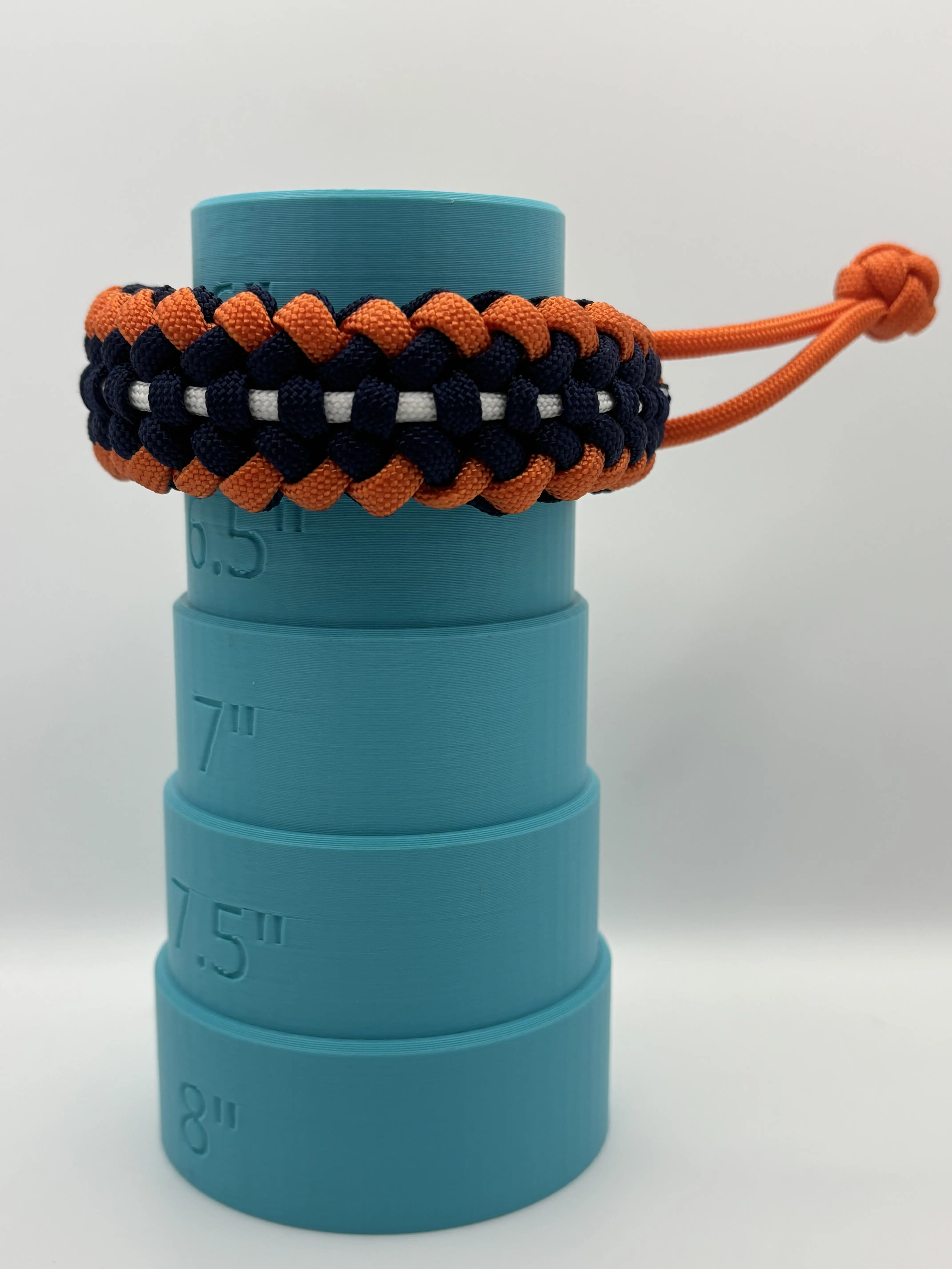 Handmade Sanctified Stitch Paracord Bracelet Adjustable Knot Clasp Durable 550 Paracord Comfortable Lightweight Everyday Wear