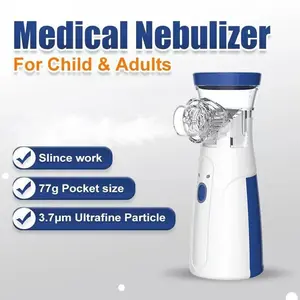 USB Cable Instruction Manual Rechargeable Ultrasonic Nebulizer Handheld Mesh Nebulizer w302 Quiet Portable Respiratory Care Device for Home Travel