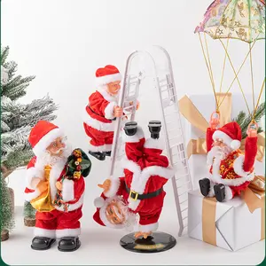 Electric Santa Claus Collection Electric Climbing Beads Electric Climbing Ladder Electric Santa Claus Toys Christmas Gift