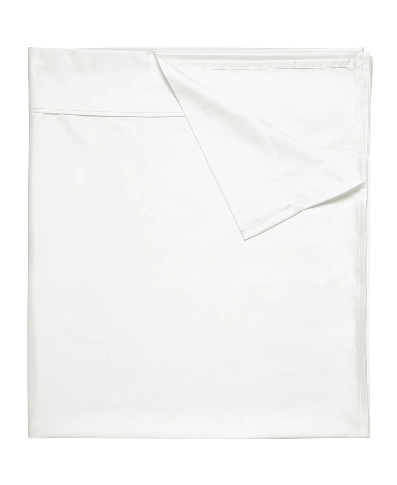 Pure 100% Cotton 400 Thread Count Flat Bed Sheet |Top Sheet Only| Sateen Weave Bedsheet