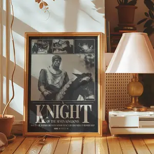 Knight of the Seven Kingdoms Vintage Poster GOT Wall Art Chainmail Warrior Poster Print Gothic Decor ( Unframed - Print Only )