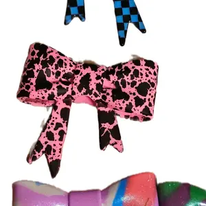 Silicone Bows for pens or straw toppers