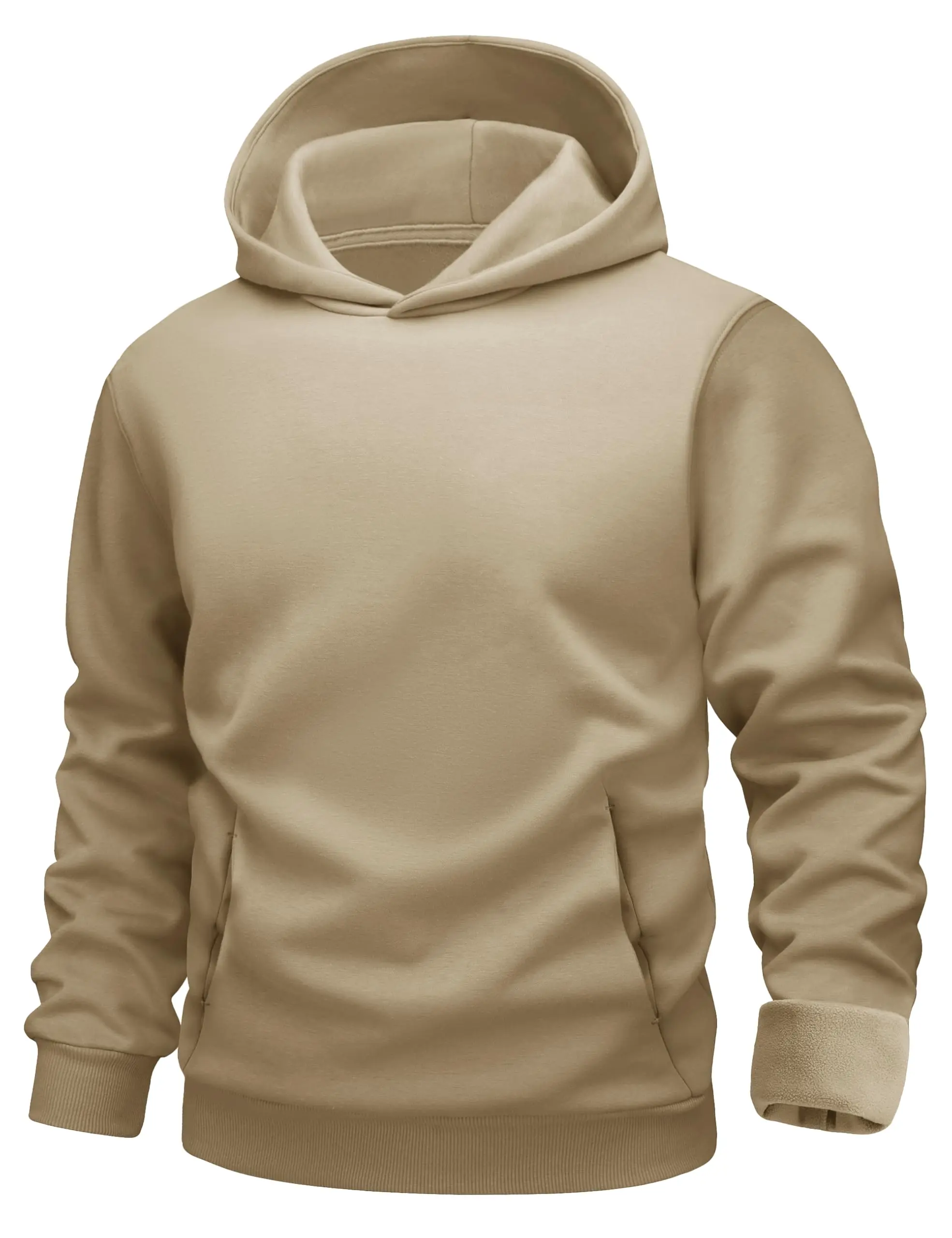 MAGCOMSEN Hooded Sweatshirt Men Fleece Lined Casual Fashion Hoodie Pullover | Soft, Warm, Thermal Fleece, Workout, Athletic, Thick, Fashion, Gym