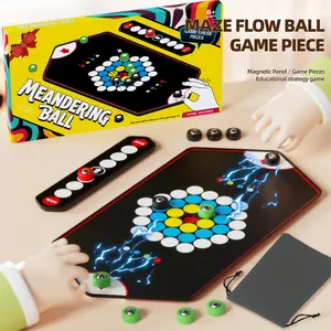 Meandering ball，Magnetic Curved Maze，Educational toys,Two-player competition，Family fun，