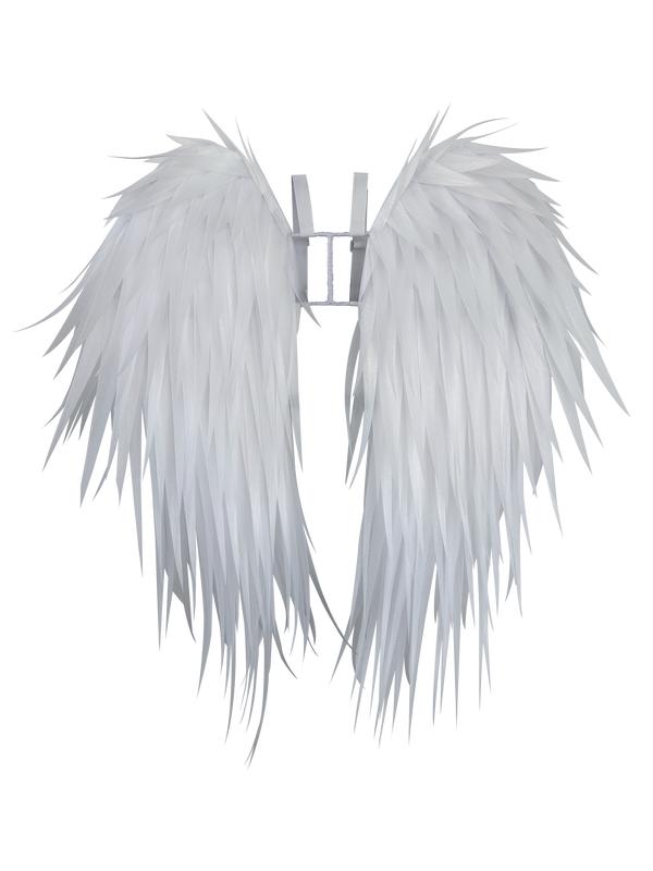 SEWLO Feather Angel Wings - Plump, Sturdy DIY Costume Wings for Halloween, Christmas, and Cosplay with Adjustable Straps