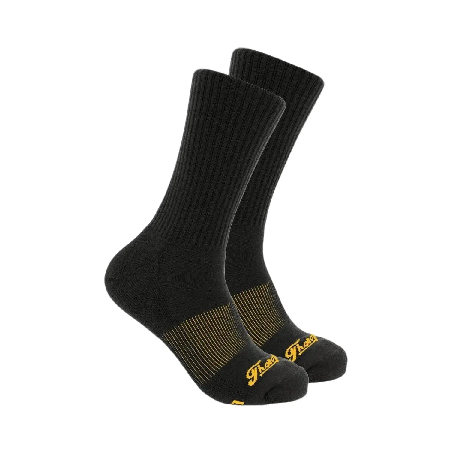 Thorogood Men's Heavy Duty Crew Boot Socks, Full Cushion Merino Wool Blend, Breathable with Arch Support and Spandex, Apparel, Casual