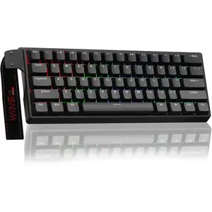 Aula WIN60 HE - 60% Mechanical Gaming Keyboard Wired,   Hot Swappable, Adjustable Actuation Rapid Trigger Mode, 8000 Hz Polling Rate, RGB Small Keyboard 60 Percent Compact Design for PC