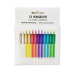 Colored flame candle Decor Ornaments