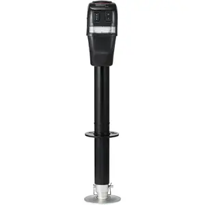 Electric Trailer Jack, Power Tongue Jack Weight Capacity 4000 lbs, 9.84"-33.85" Electric Tongue Jack with Waterproof Cover for Lifting RV Trailer, Horse Trailer, Utility Trailer, Yacht Trailer