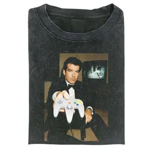 James Bond Vintage Tee, Retro Gaming Shirt, Classic Movie Star Vintage T-Shirt, Trending Graphic Tee for Fans, Gift for Men, Gift for Women