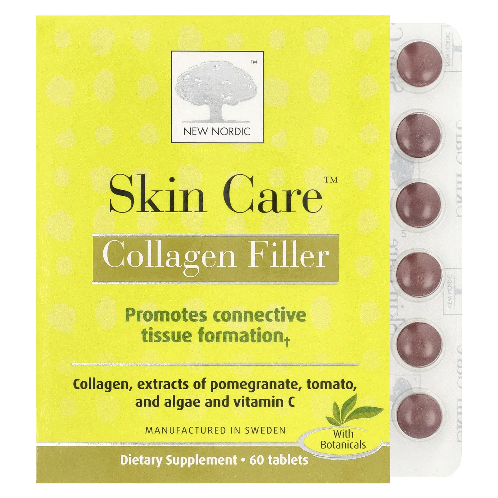 New Nordic Skin Care™, Collagen Filler, 60 Tablets