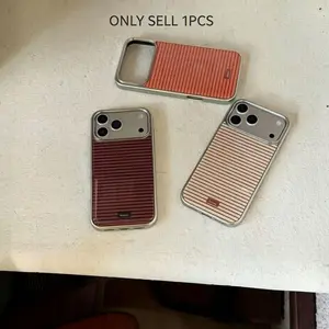 Simple Colorblock Three-Color Stripe Phone Case for Iphone17promax/iphone16promax/iphone15promax/iphone14pro/iphone13pro,i Fashionable Women's Case