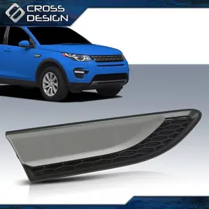 CROSSDESIGN Right Fender Grille Trim Cover Fit For 2015-2016 Land Rover Discovery Sport