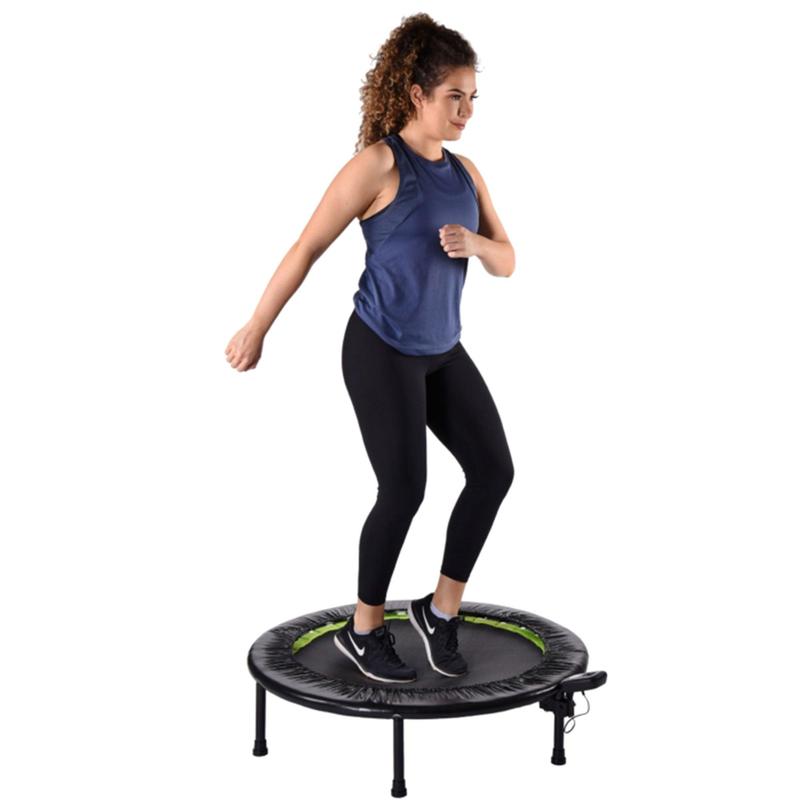 Stamina Products Round Foldable Fitness Trampoline with Workout Monitor