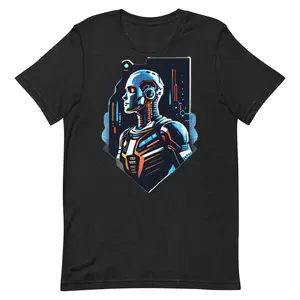 Robot Unisex Crew Neck Short Sleeve T-Shirt