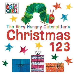 USED-The Very Hungry Caterpillar's Christmas 123 by Carle, Eric (Board book)
