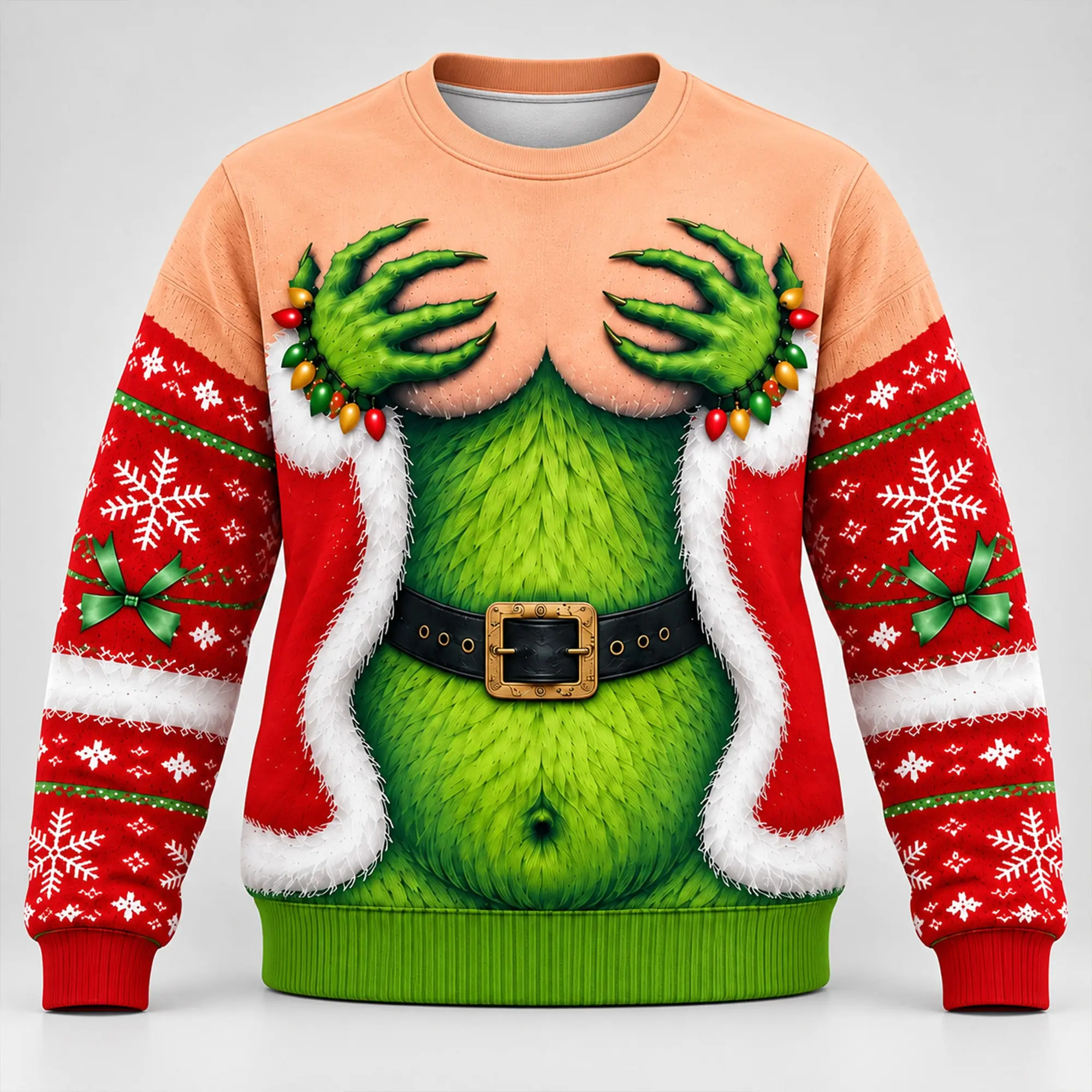 2026 Funny Boobs Naughty Christmas Ugly Sweater