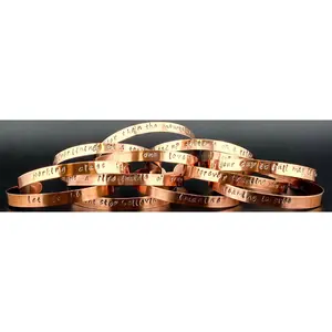 Copper Song Lyrics Bracelet