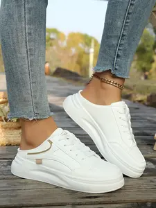 Women's One-Piece Casual Shoes, Sneaker, Sizes 35-43 Available, Minimalist Design, Ideal for Lightweight City Sports, Commuting, Shopping, Tennis, Running