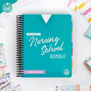 The Complete Nursing School Bundle | 2026 Edition | Spiral Bound The Complete Nursing School Bundle | 2026 Edition | Spiral Bound