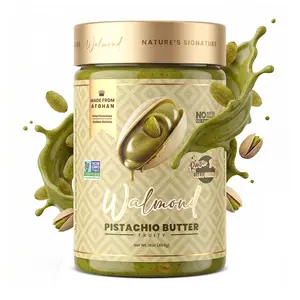 Walmond Pistachio Butter Fruity | Pistachio Butter with Raisins | No Sugar Added | No Palm Oil | Vegan | Non-GMO (8oz) Nut Natural | Dubai Chocolate Filling