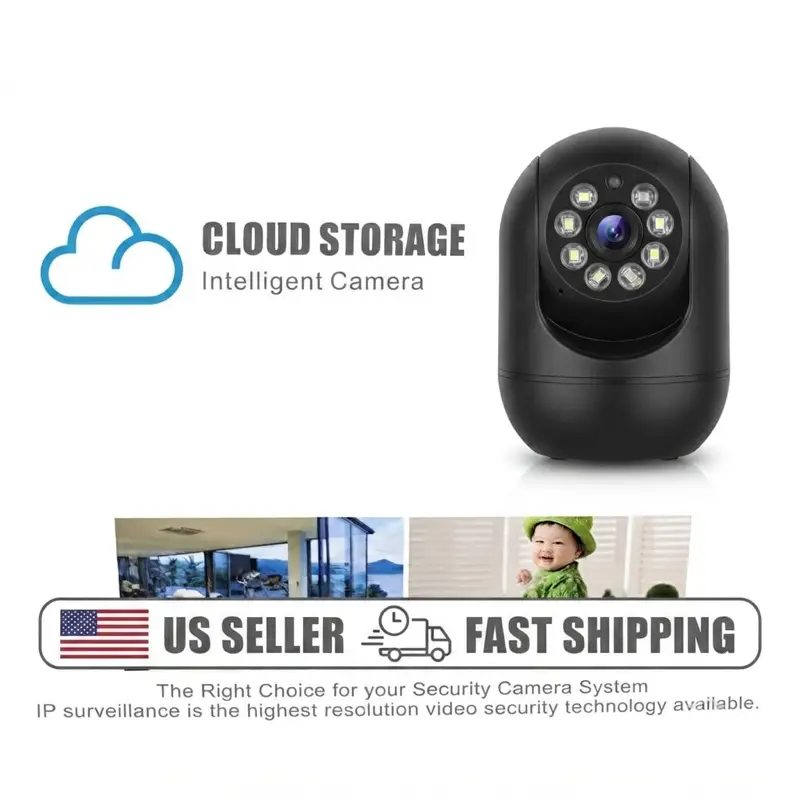 Moms’ #1 Choice  Camera US Seller Fast Shipping IP Surveillance Highest Resolution Video Security Technology