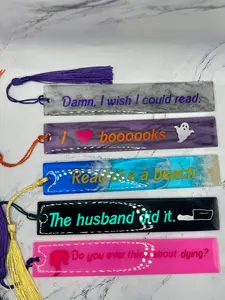 Custom Bookmark - Handmade Resin Bookmark with Custom Text
