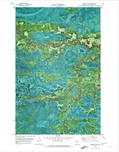 Lindford NW Minnesota USGS Topographic Quadrangle Map, 1970, 1:24000