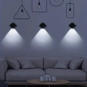 LED Lights for Bedroom, 1 Count Motioning Sensor Wall Lamp, Cozy Lighting, Multipurpose LED Light, Universal Indoor Night Light, Wall Sconce for Bedroom Porch Balcony Corridor Home Decor, Decorative Lamp, Girls Bedroom Furniture