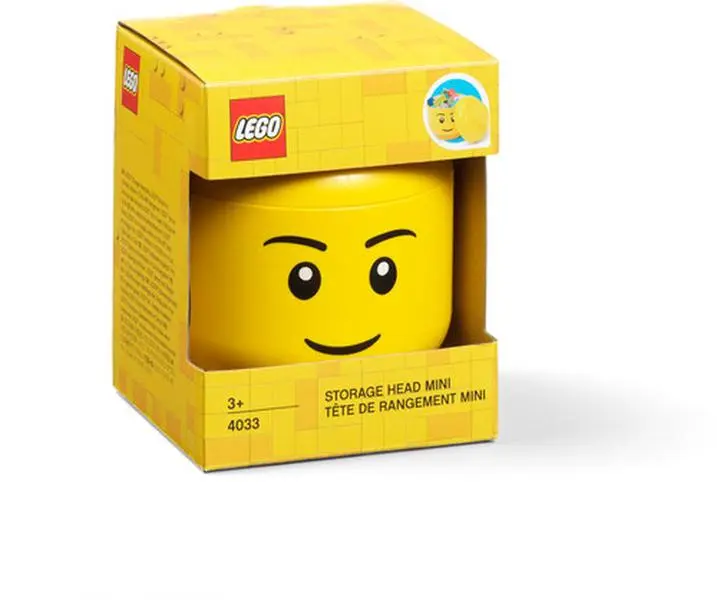Room Copenhagen - Storage  Mini Boy Storage Head  [Collectible Figurine/Statue/Bust] Yellow