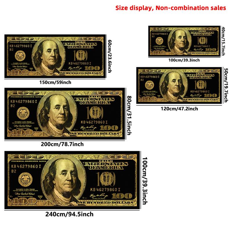 Dollar rug, 1 Count long rug, soft velvet area rug, Bedroom Rugs, Luxury US dollar pattern money rug, gift for boys, home room decor, suitable for bedside，bedroom, hallway, kitchen, bathroom, living room and other scenes, Multiple sizes