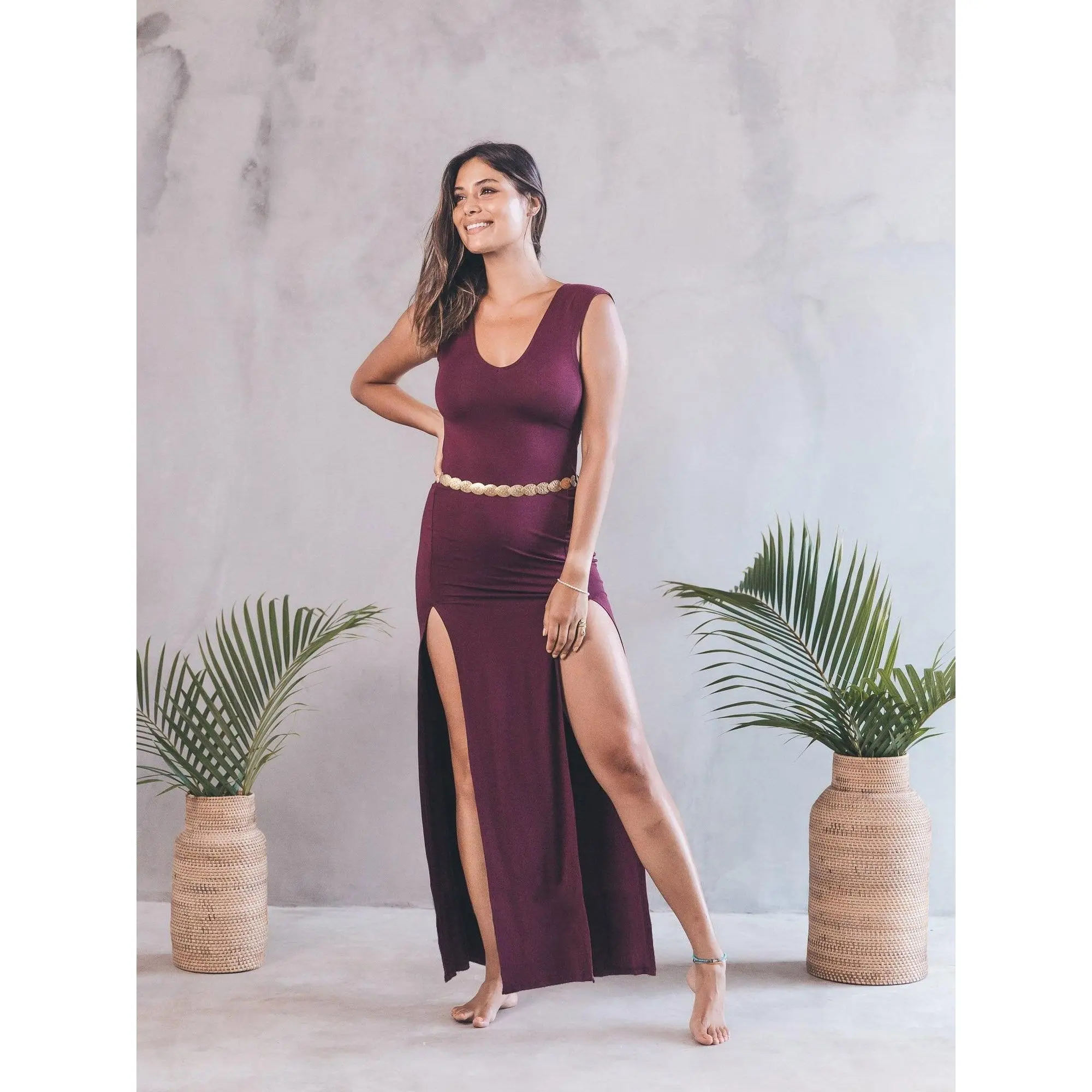 Athena Dress - Amethyst Purple