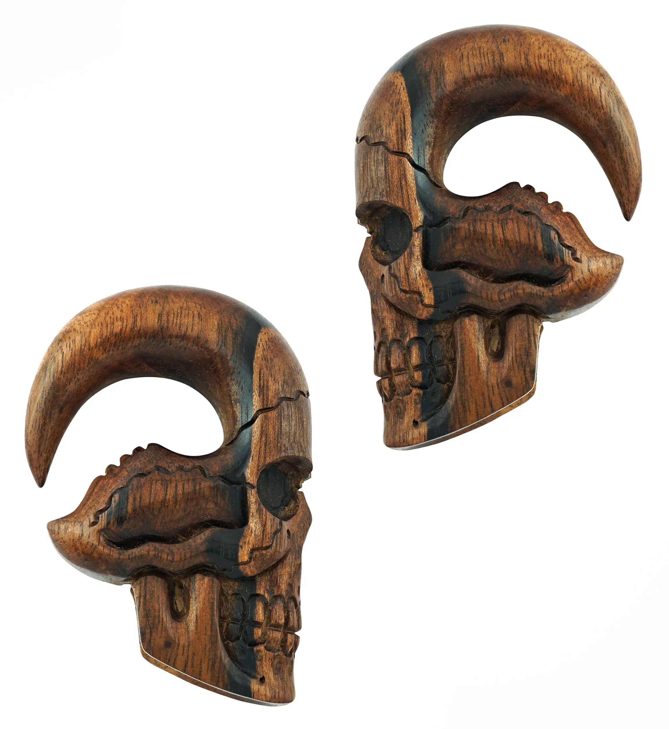 Skull Areng Wood Hangers Skull Areng Wood Hangers