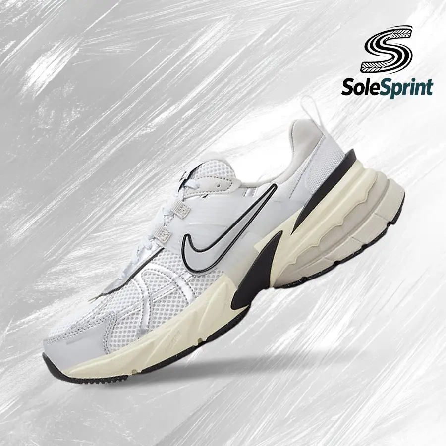 Nike V2K Run Summit White Metallic Silver (Women's) – Women's Lifestyle Sneakers – Shoes For Woman-Vintage-Spring & Summer-Inspired Running Shoes, Shock-Absorbing Comfort, Gym To Streetwear Casual Wear-back to school– FD0736 100