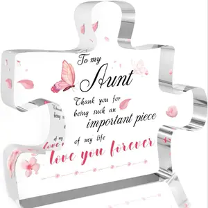 Auntie Gift Ideas,Best Aunt Ever Mothers Day Mother's Day Christmas Valentines Birthday Gifts for Aunt Gifts Presents for Aunts Auntie Aunty Women from Niece Nephew Gift Ideas,,Acrylic Decor Plaque Decorative Plaque