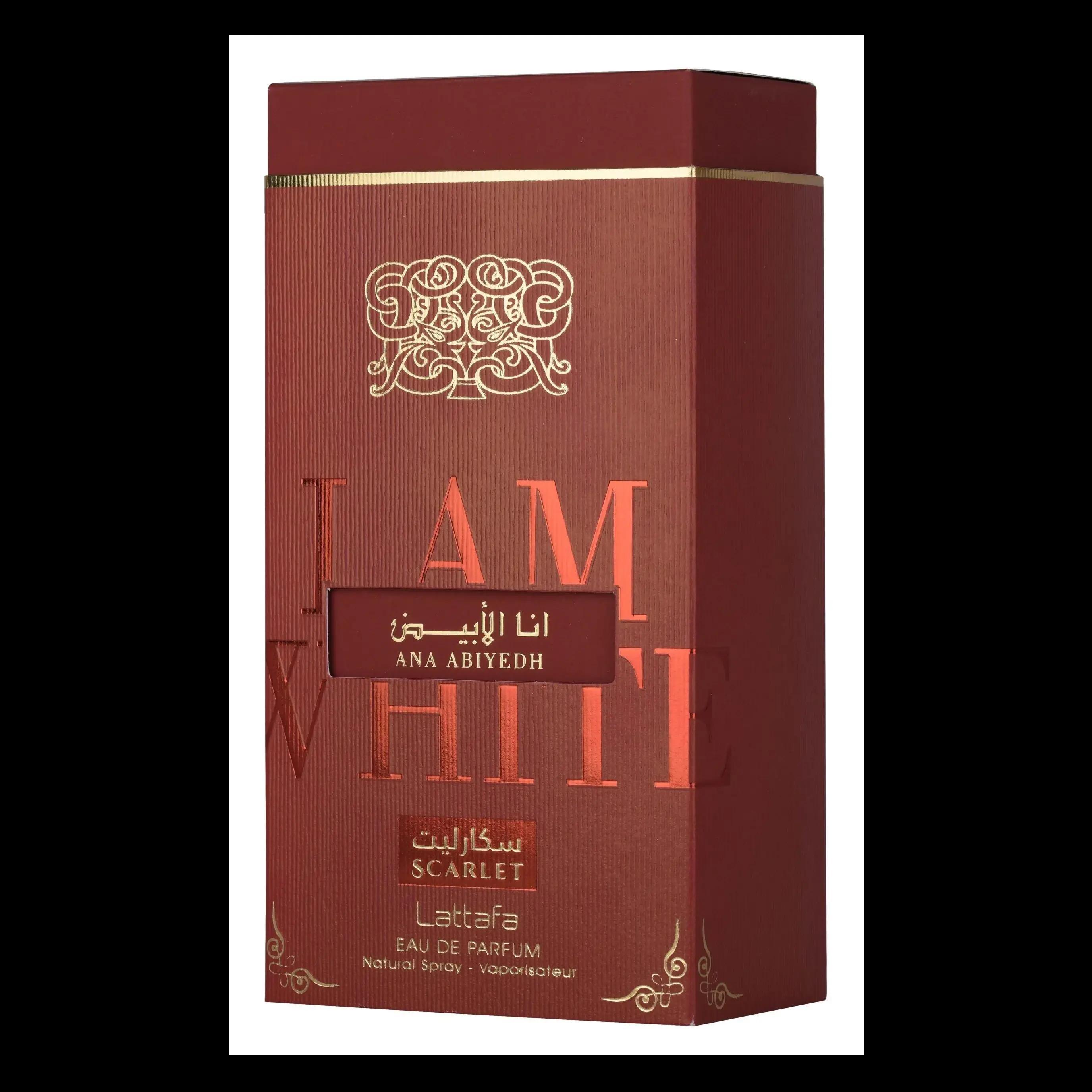 Ana Abiyedh Scarlet Eau de Parfum 60ml by Lattafa | Bold, Sweet & Captivating Unisex Scent