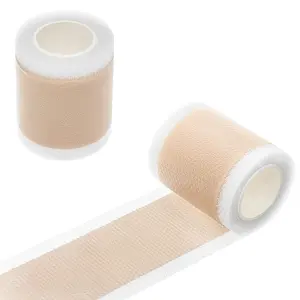 Ultra-Real Scalp Tape Grids and Knots Eraser Reusable Breathable Lace Wig Skinlike Natural Silicone Tape Grid Hide Cover for Wig (Skin Color) Haircare Heatless Wig Tool For Women Hair Accessories