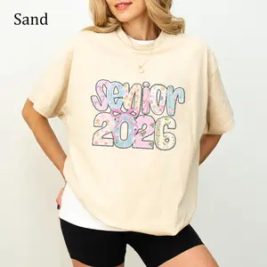 Senior 2026 Shirt, Preppy Graduate 2026 Shirt, High School Senior Retro Shirt, Graduation Gift Sweatshirt, Hoodie, Comfort Colors