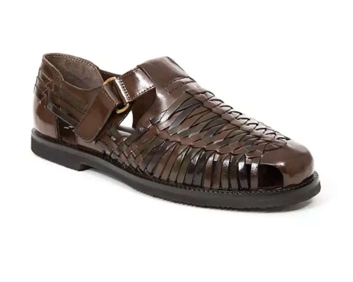 Deer Stags Men’s Bamboo Sandals – Brown – Size 15 – NOB
